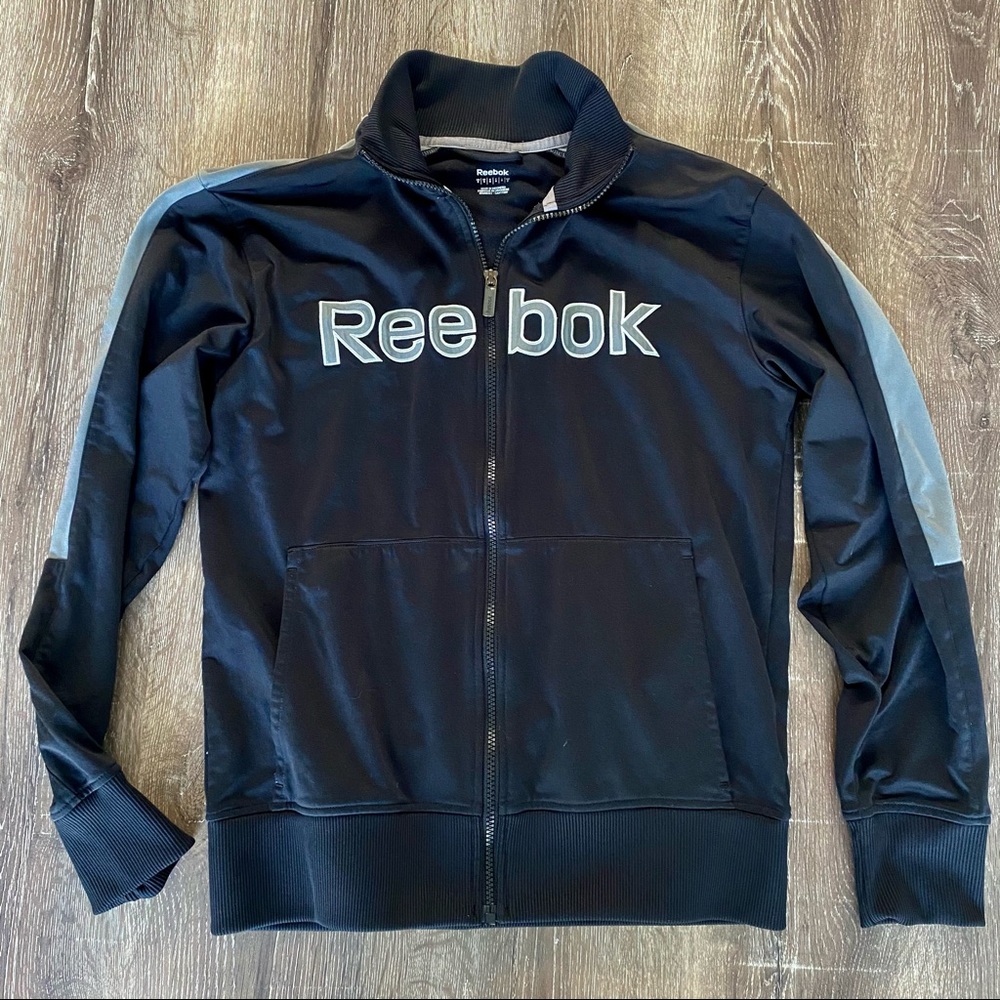 Reebok Full-Zip Athletic Track Jacket S